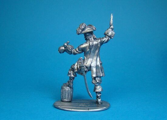 Пират, XVIII век оловянная миниатюра