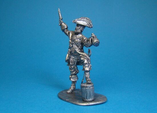 Пират, XVIII век оловянная миниатюра