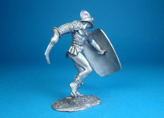 Римский гладиатор Секутор оловянная миниатюра