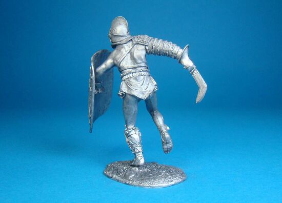 Римский гладиатор Секутор оловянная миниатюра