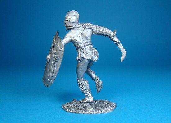 Римский гладиатор Секутор оловянная миниатюра
