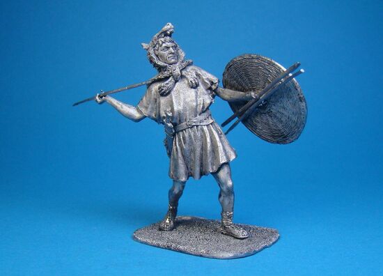 Римский Велит, II века до н.э. оловянная миниатюра