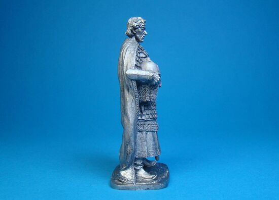 Русский князь Александр Ярославович Невский, 1220-1263 года оловянная миниатюра