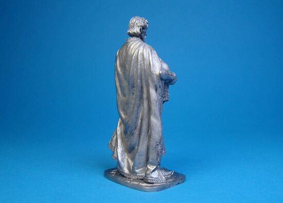 Русский князь Александр Ярославович Невский, 1220-1263 года оловянная миниатюра