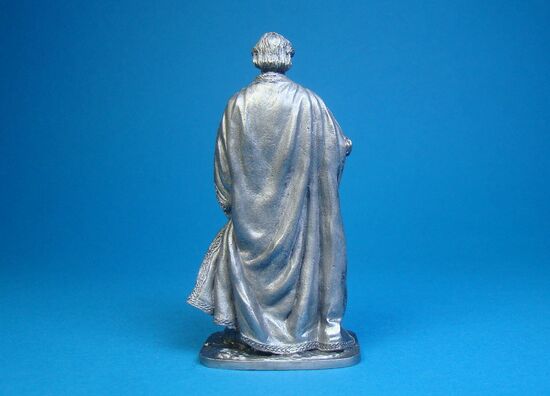 Русский князь Александр Ярославович Невский, 1220-1263 года оловянная миниатюра