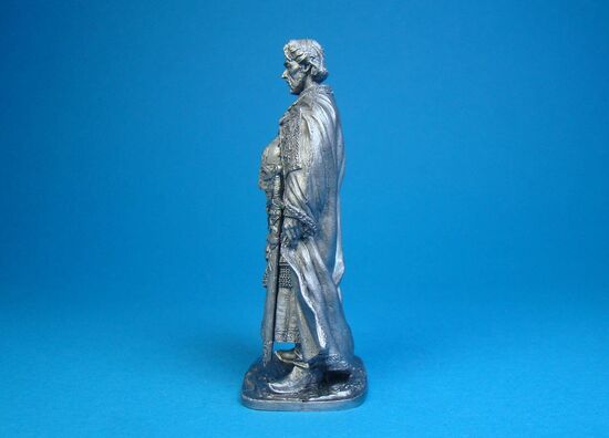 Русский князь Александр Ярославович Невский, 1220-1263 года оловянная миниатюра