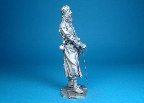 Воин-монах. Битва при Мансуре 1250 год оловянная миниатюра