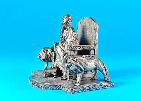 Царь Соломон на престоле Израильском