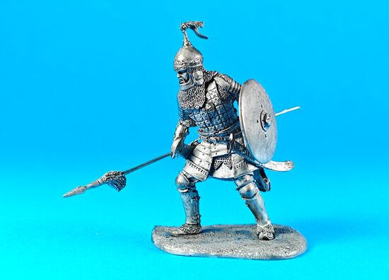 Татаро-монгольский воин с копьем, XIV век