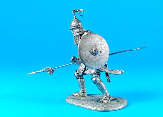 Татаро-монгольский воин с копьем, XIV век