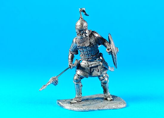 Татаро-монгольский воин с копьем, XIV век