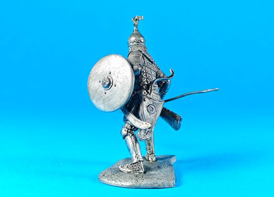 Татаро-монгольский воин с копьем, XIV век