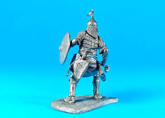 Татаро-монгольский воин с копьем, XIV век