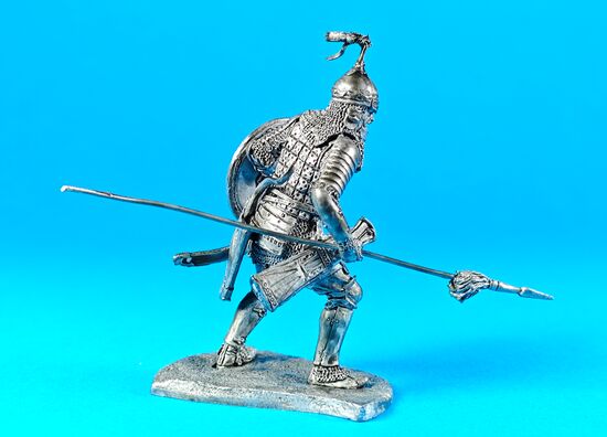 Татаро-монгольский воин с копьем, XIV век