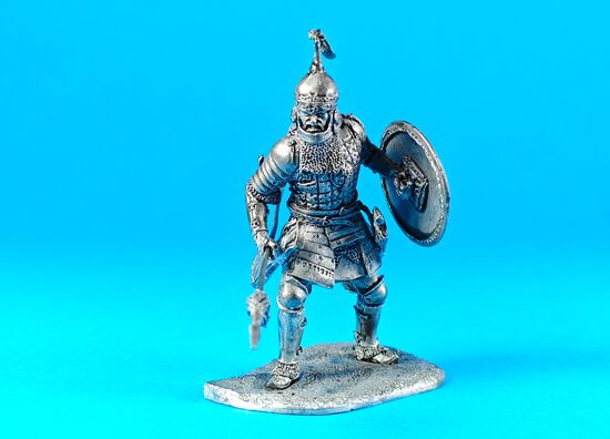Татаро-монгольский воин с копьем, XIV век