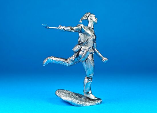 Индеец-Пауни в сражении с Испанцами, 1720 год