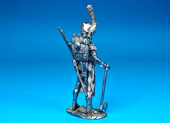 Сапёр Императорской гвардии Франции, 1812 год