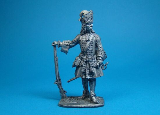 Российский Обер-офицер гренадерских полков армейской пехоты, 1710 год.