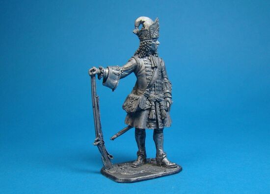 Российский Обер-офицер гренадерских полков армейской пехоты, 1710 год.