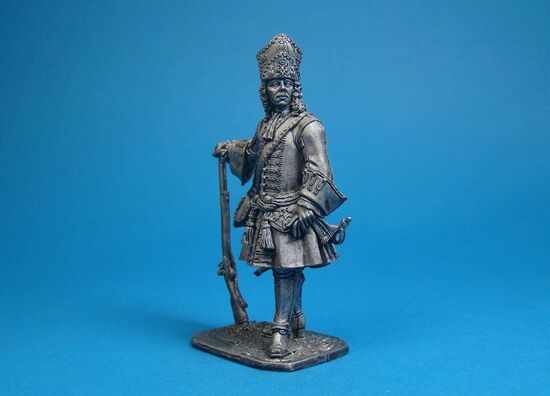 Российский Обер-офицер гренадерских полков армейской пехоты, 1710 год.