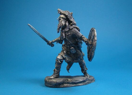 Викинг воин волк