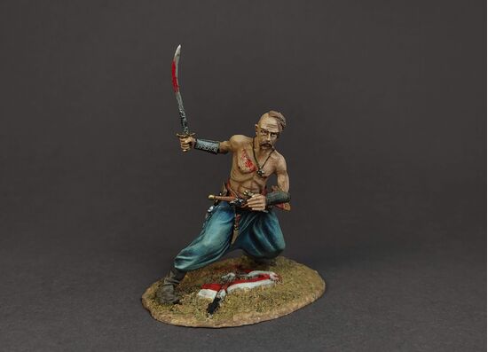 Запорожский казак, XVII век в росписи