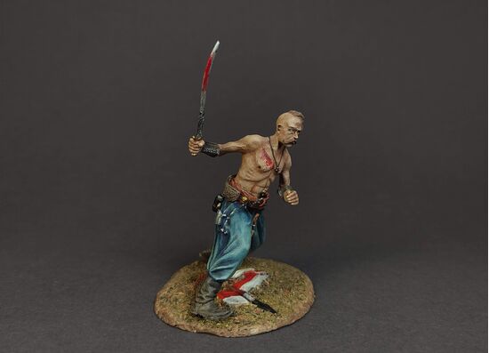 Запорожский казак, XVII век в росписи