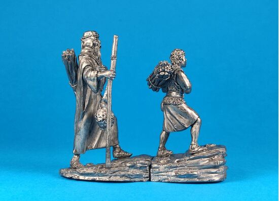 Авраам с Исааком поднимаются на гору