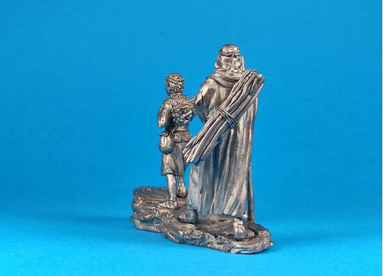 Авраам с Исааком поднимаются на гору