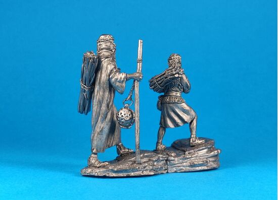 Авраам с Исааком поднимаются на гору