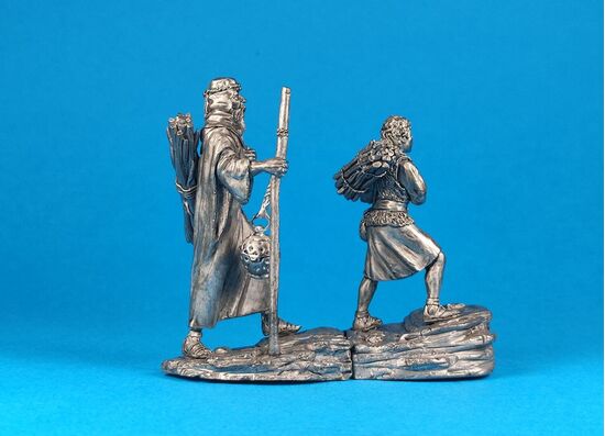 Авраам с Исааком поднимаются на гору