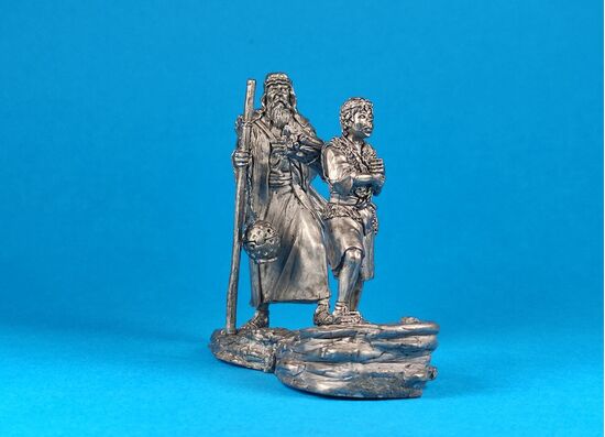 Авраам с Исааком поднимаются на гору