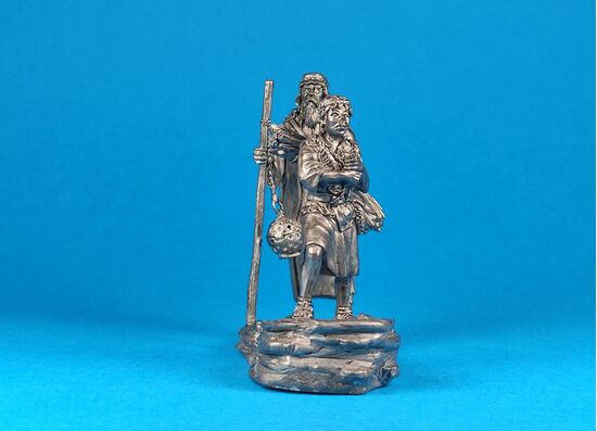 Авраам с Исааком поднимаются на гору