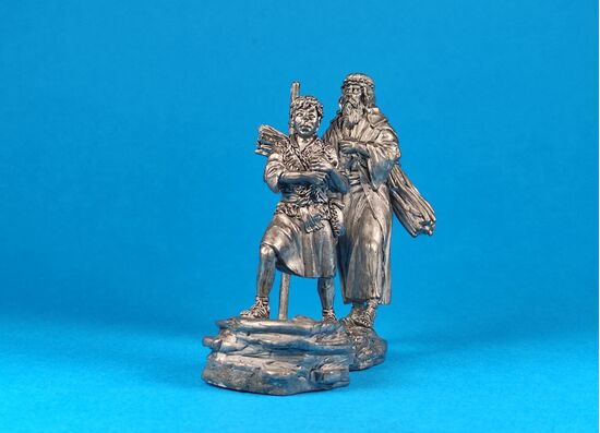 Авраам с Исааком поднимаются на гору