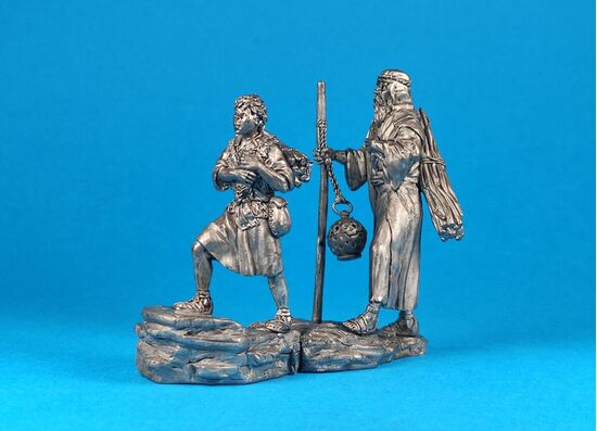 Авраам с Исааком поднимаются на гору