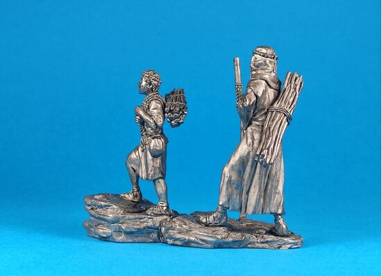 Авраам с Исааком поднимаются на гору