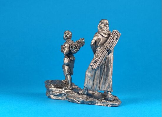 Авраам с Исааком поднимаются на гору