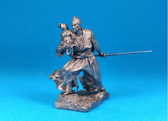 Самурай защищает своего сына