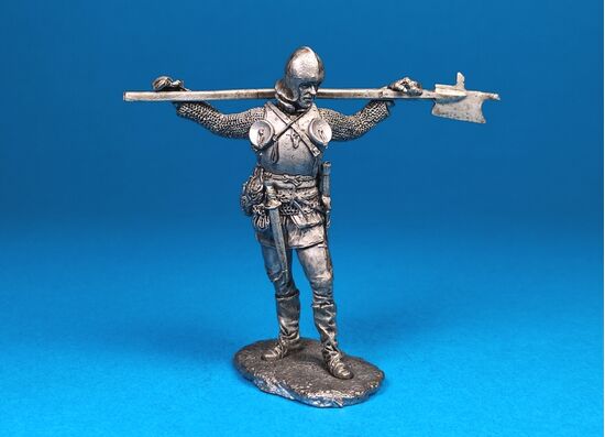 Швейцарский гвардеец с алебардой