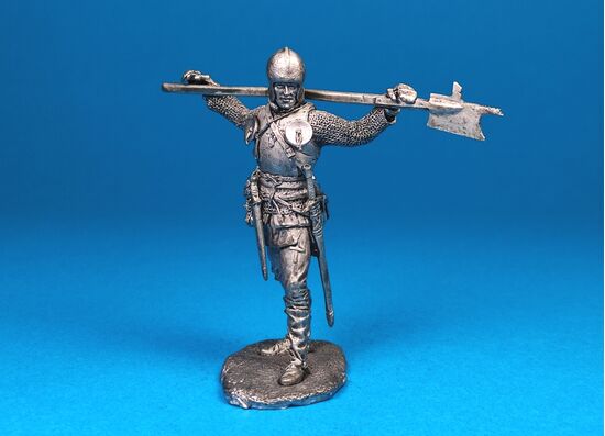 Швейцарский гвардеец с алебардой