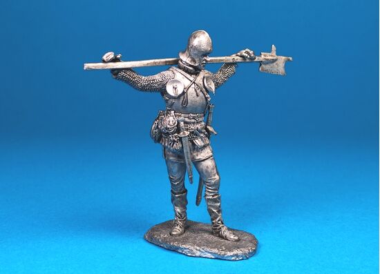 Швейцарский гвардеец с алебардой