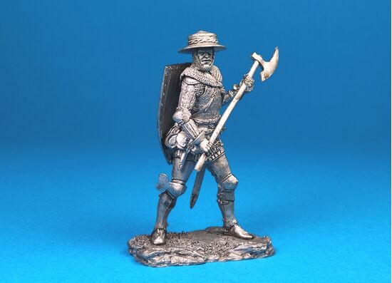 Швейцарский наёмник с секирой XIV век